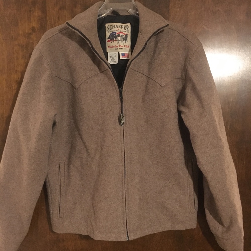 Schaefer Ranchwear Zip-up Taupe jacket